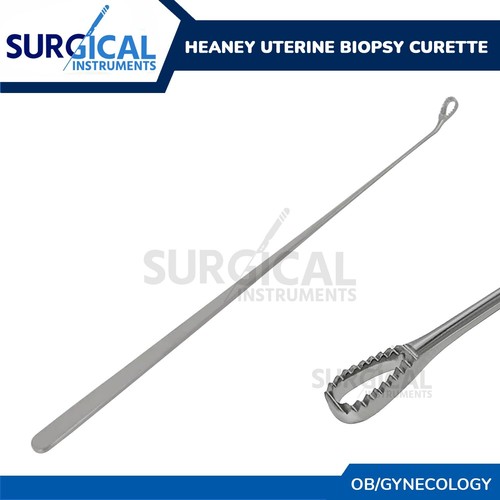 Heaney uterine biopsy curette - heaney,